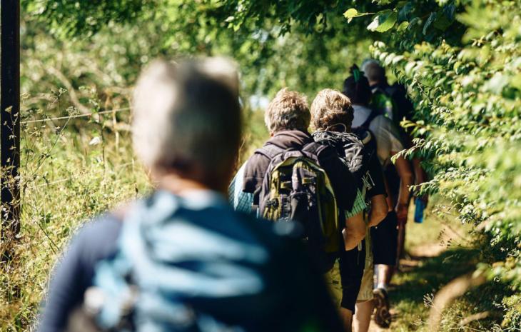 Vandring på Øhavsstien på Sydfyn